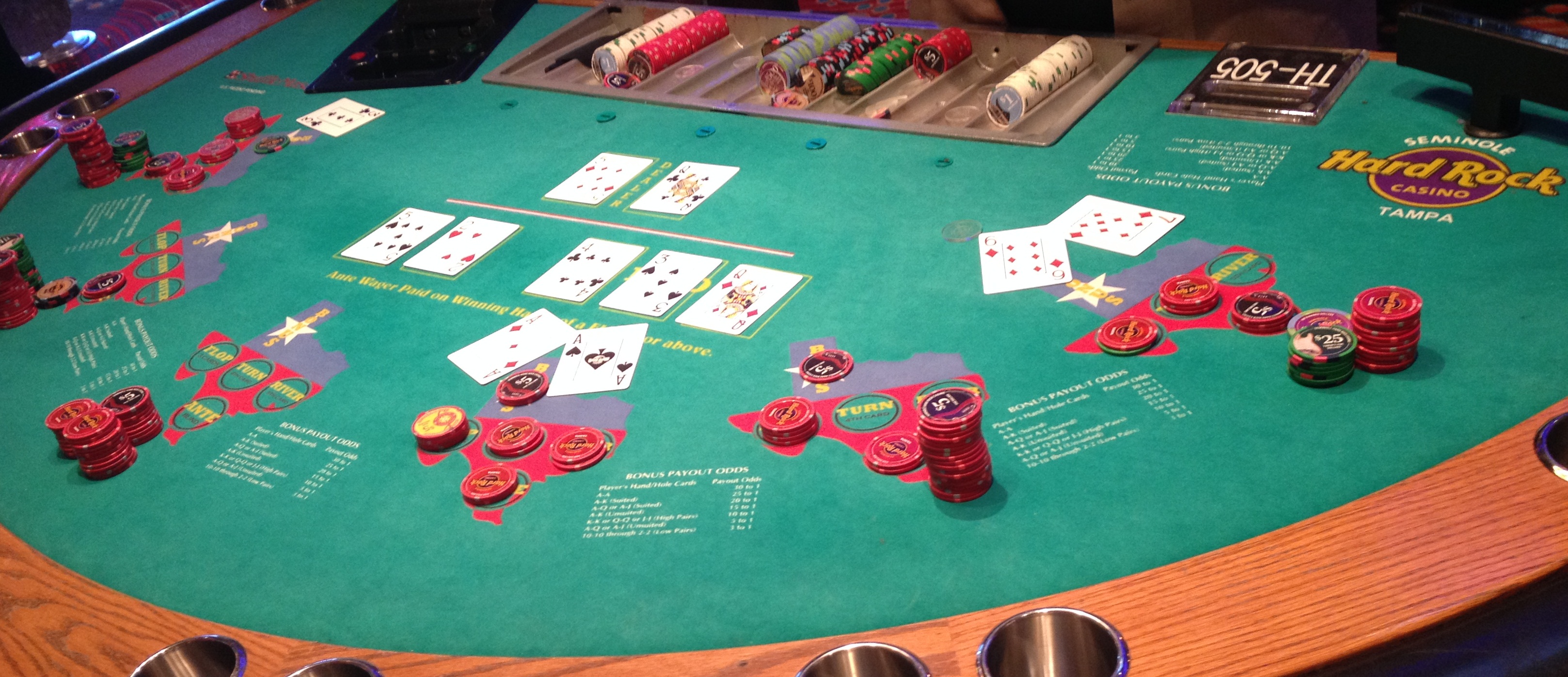 casino table card games