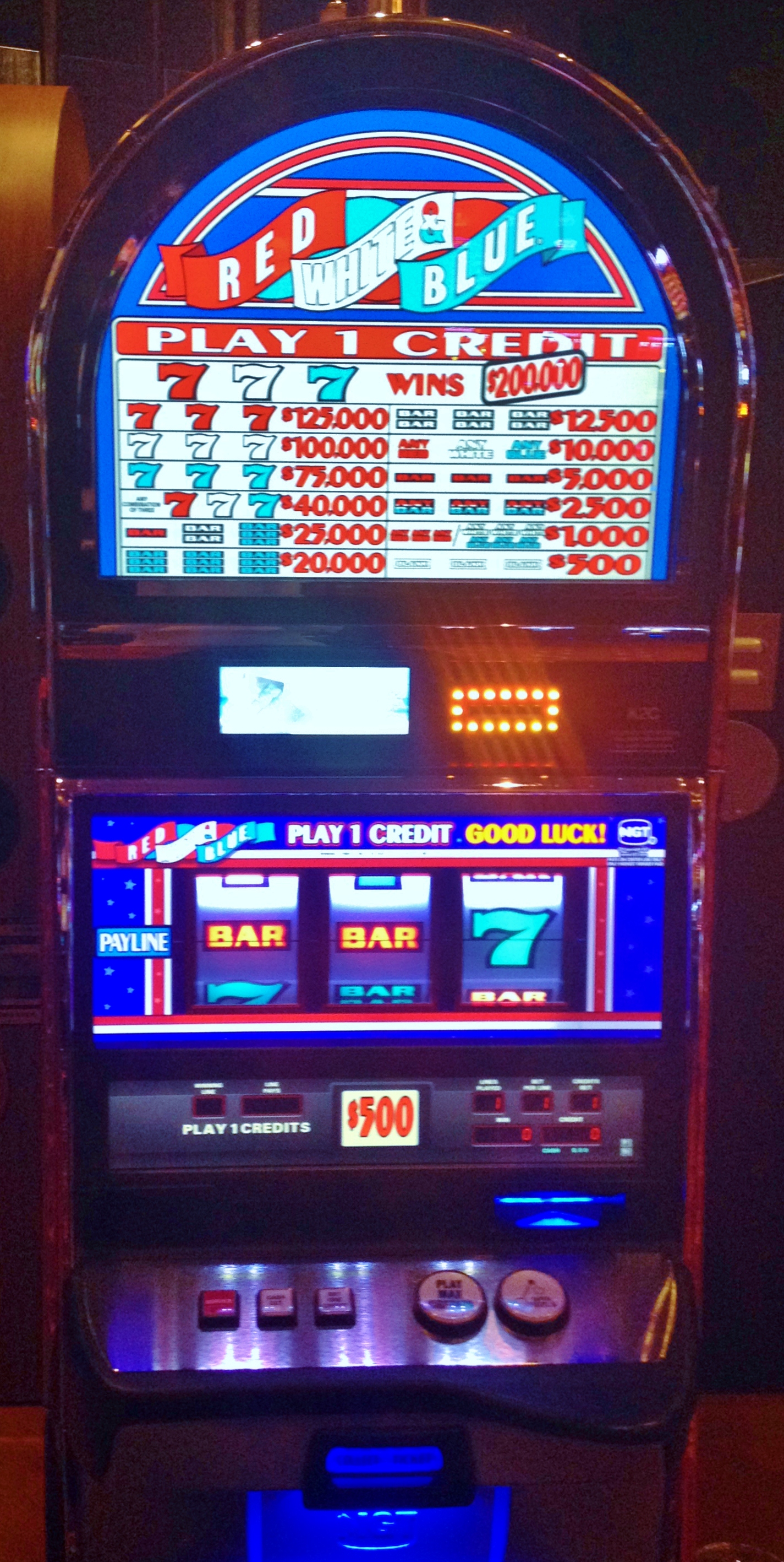 Slot machine jackpot wins