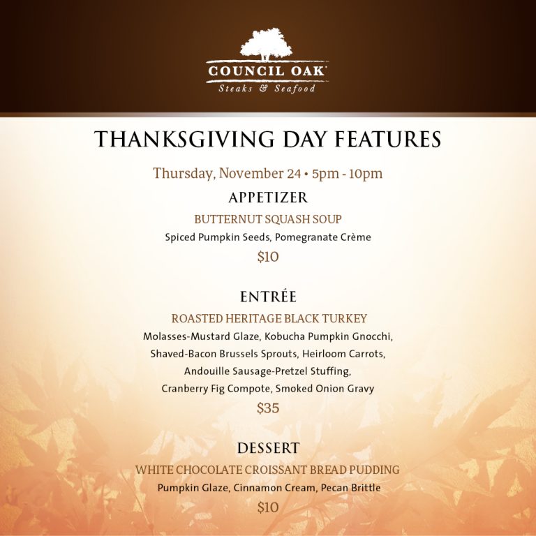 What's Cooking For Thanksgiving Day At Seminole Hard Rock ...