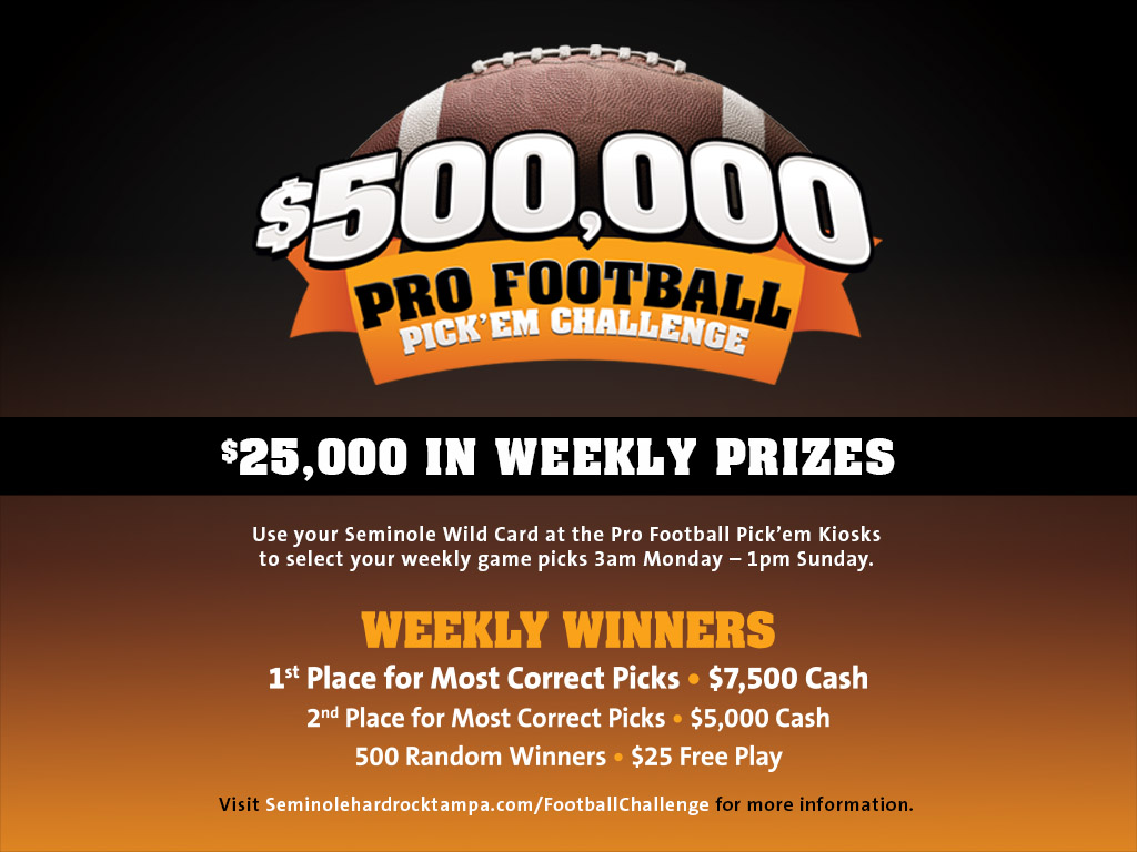 $500,000 Pro Football Pick 'Em Challenge