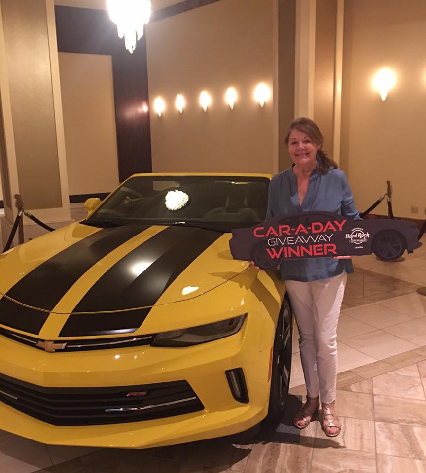 CAR-A-DAY Camaro Giveaway Winners | Seminole Hard Rock Tampa