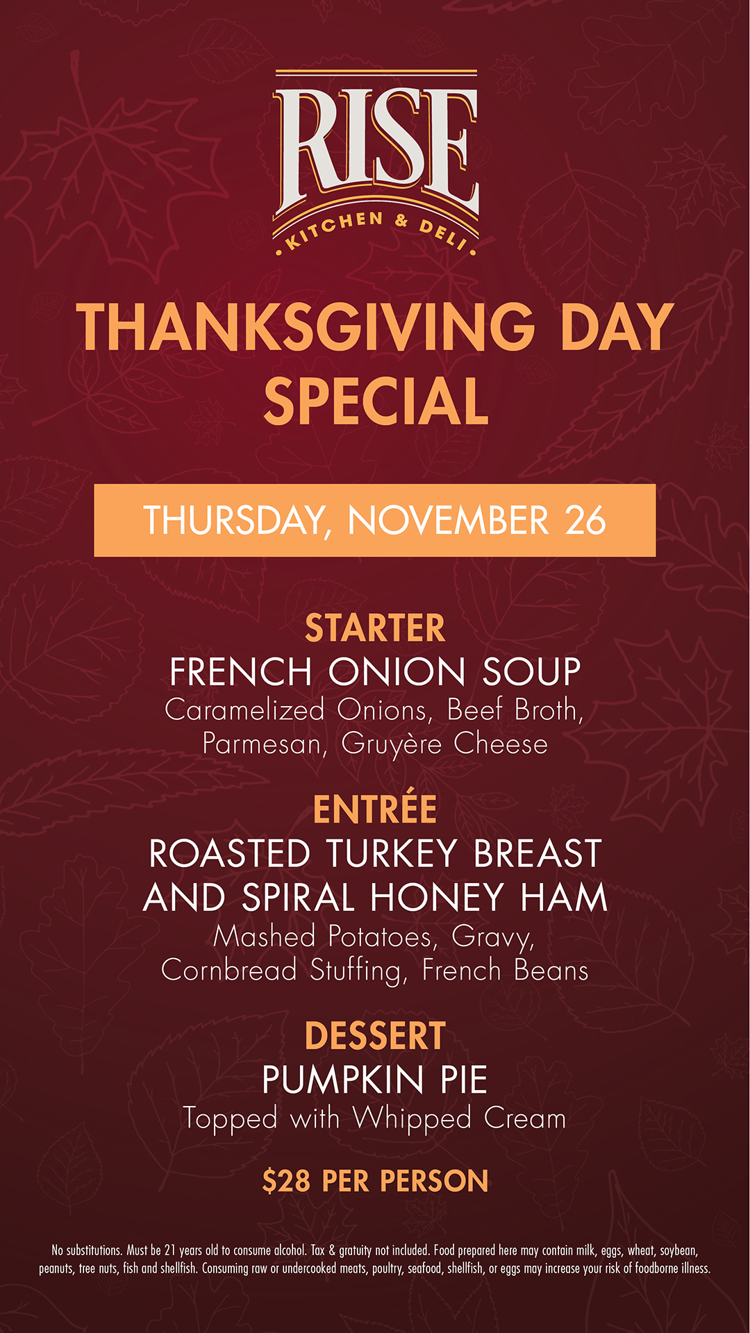Thanksgiving Specials Seminole Hard Rock Tampa Blog